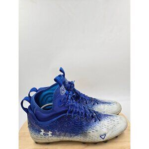 Under Armour Spotlight Lux MC 2.0 Blue Football Cleats 3025082 400 Mens Sz 13.5